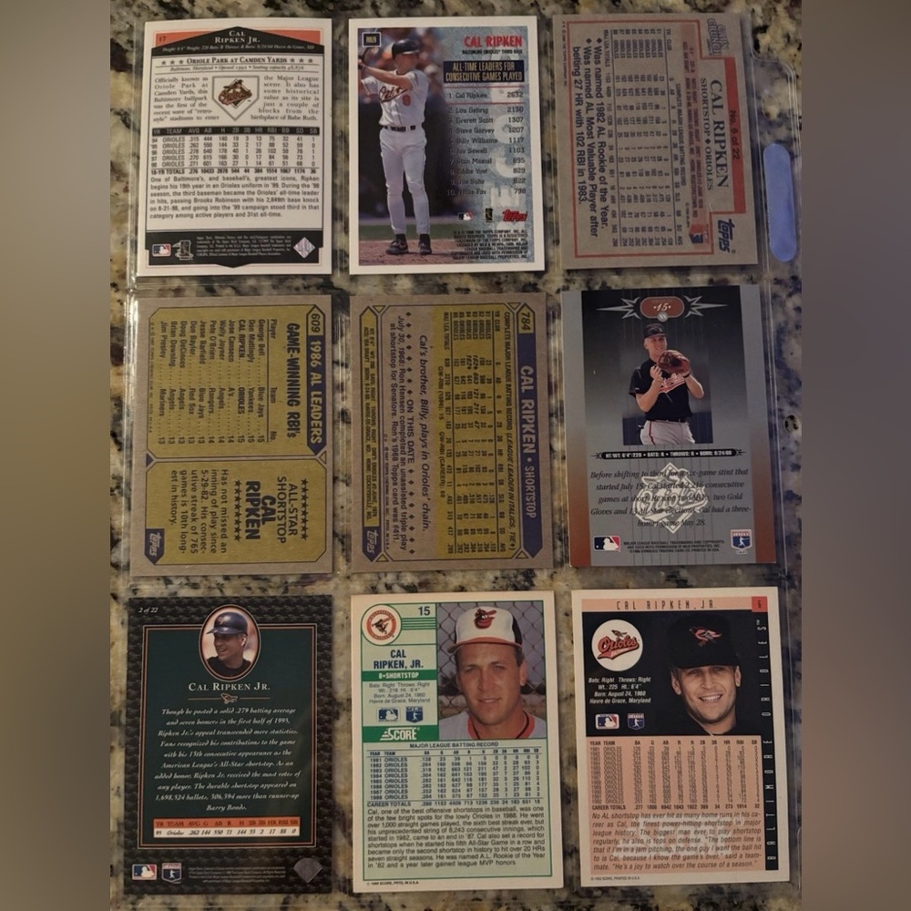 Cal Ripken Jr. Trading Card Set - Multi-Color - Picture 2 of 2